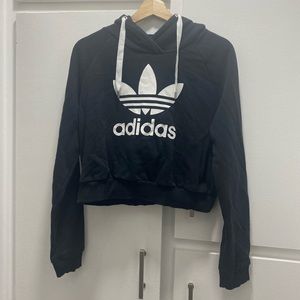 Cropped adidas hoodie